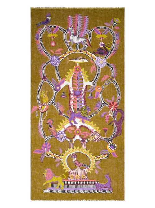 sciarpa donna diego marrone dorato Inoui Editions | SCARF100 DIEGOMORDORÈ